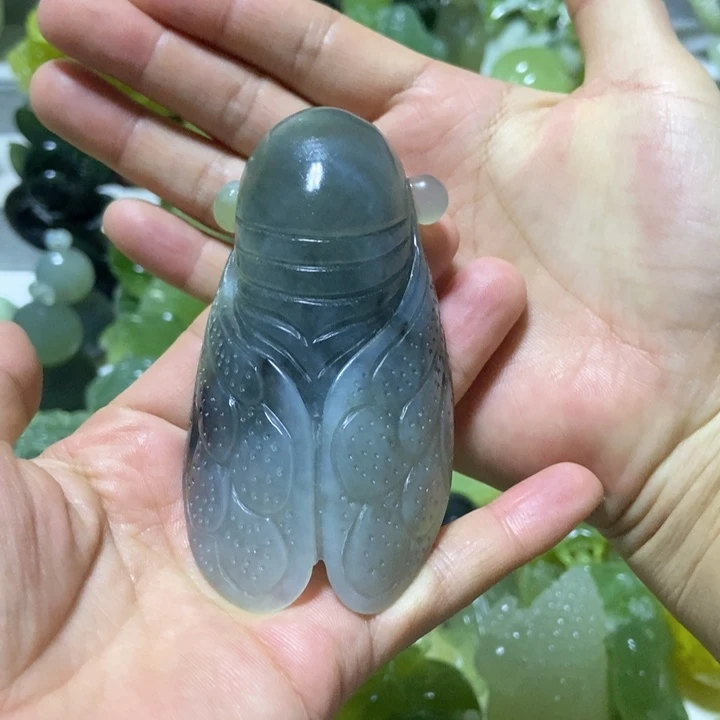 【闪购商品】未镶嵌蛇纹石玉把件