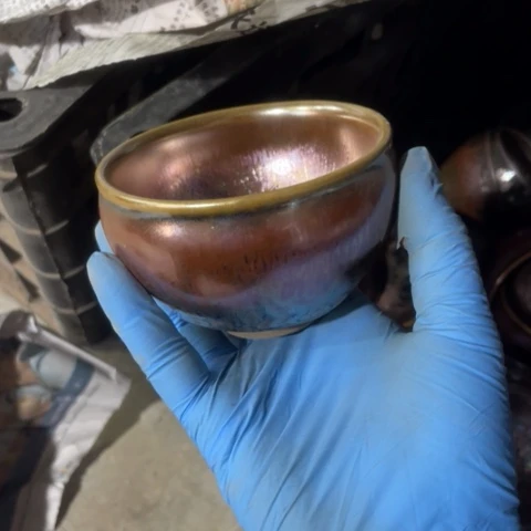 茶盏建阳建盏微瑕将军