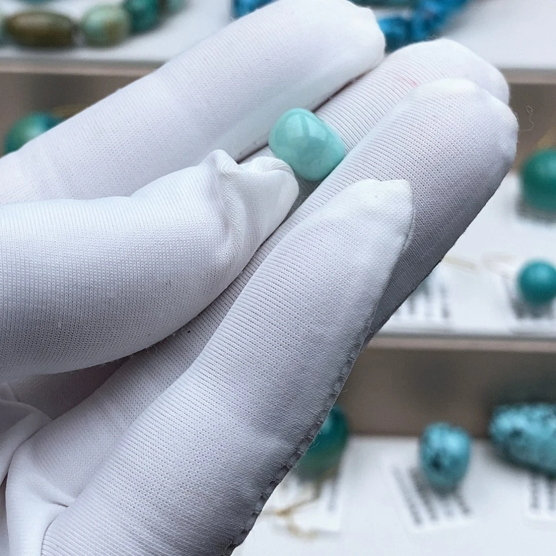 绿松石未镶嵌老型珠