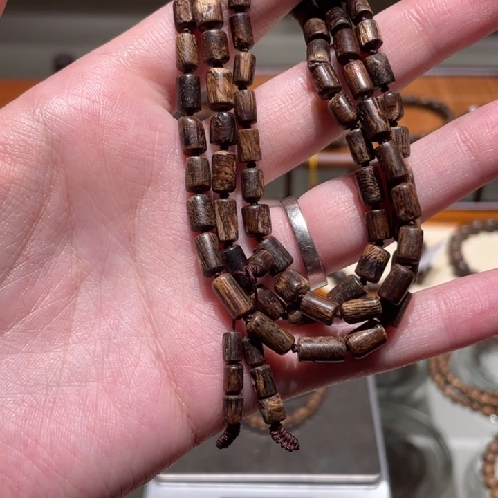 手串沉香惠安树心油沉水多圈