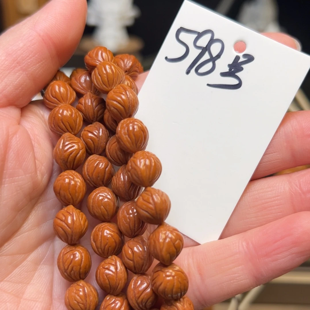 好***家桃核吊坠秦岭龙纹桃核11小奶豆脖挂