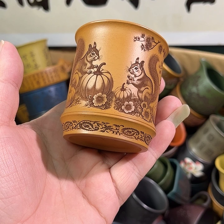 茶杯紫砂全手工紫砂主人杯