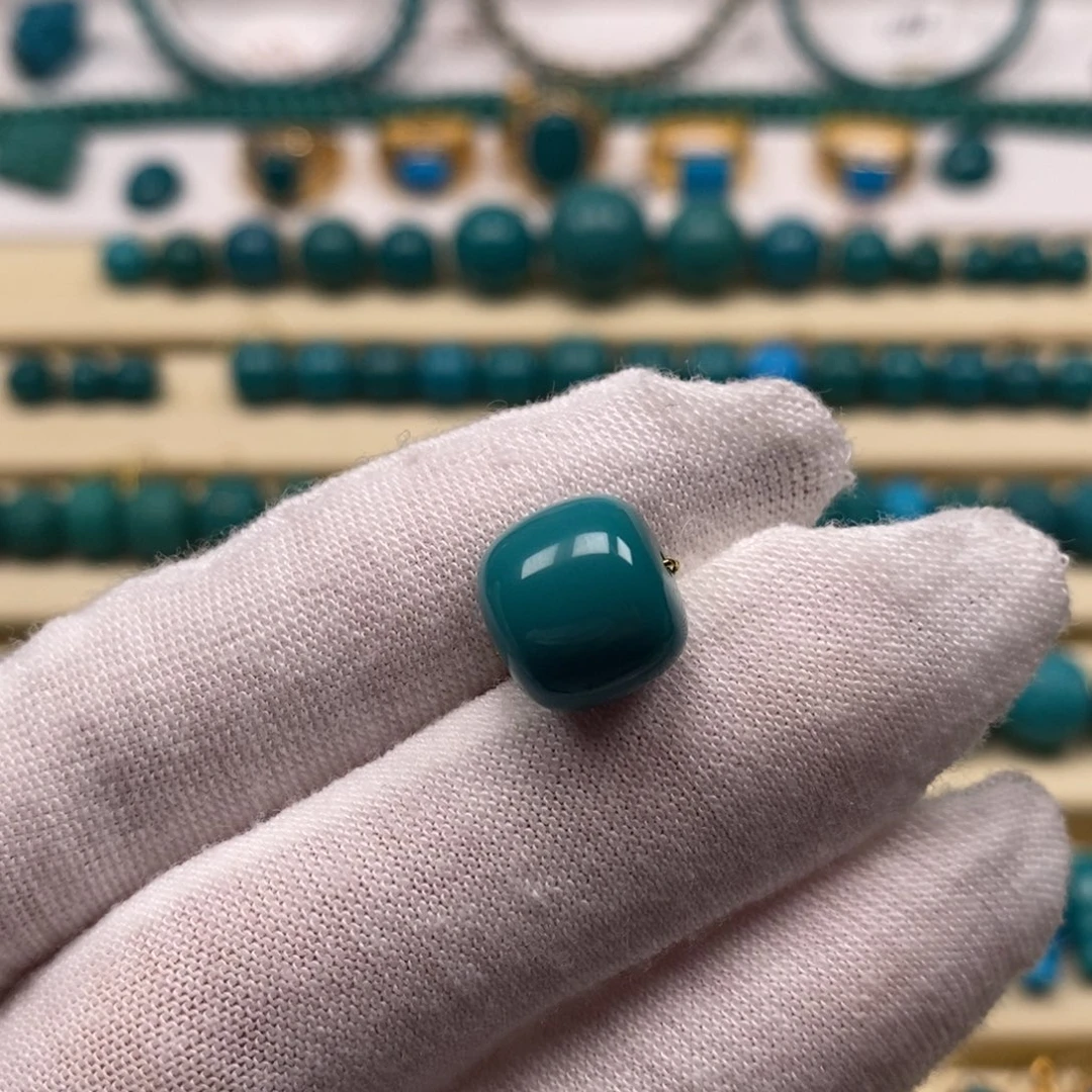 绿松石未镶嵌珠宝奇石老型11.4mm