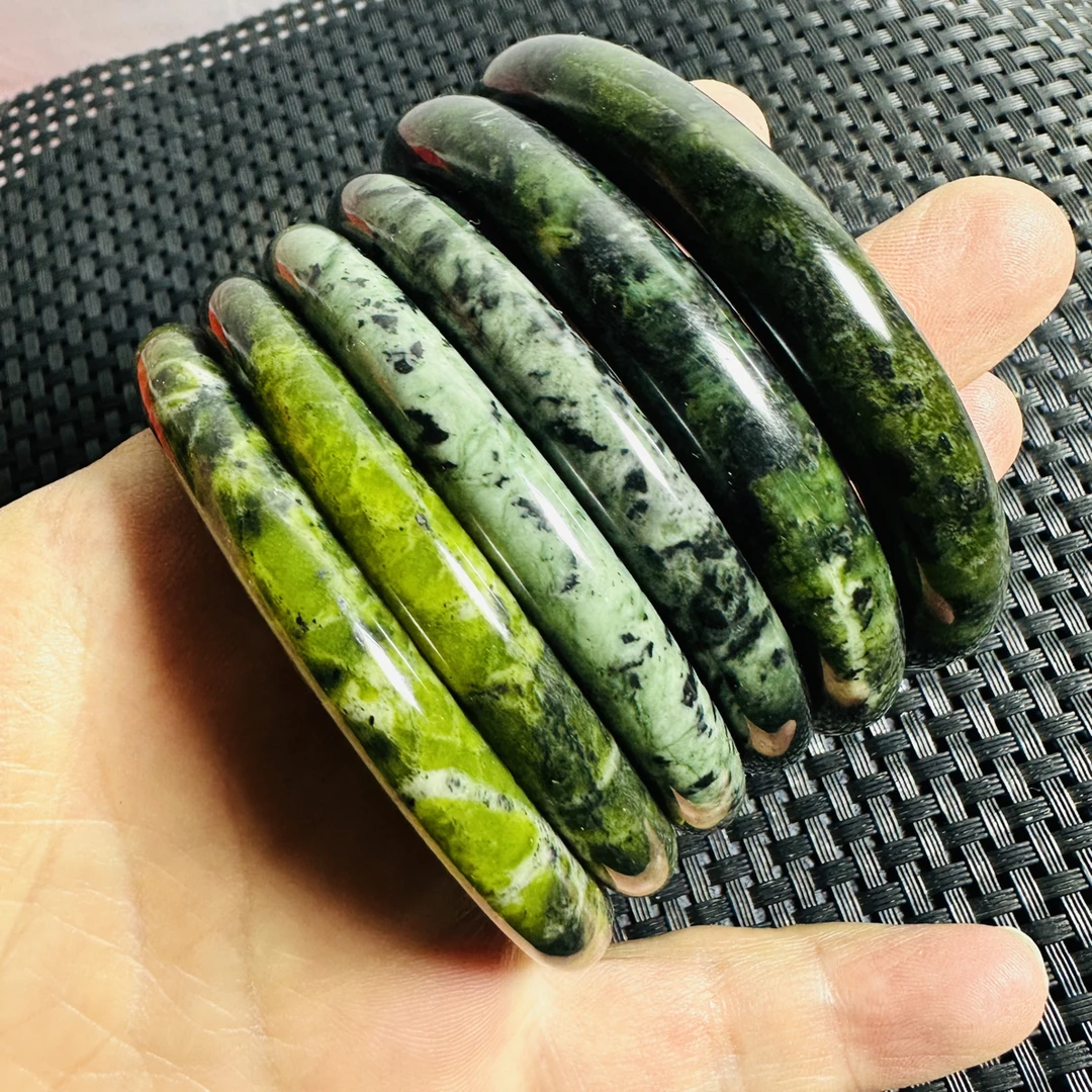 非金属珐琅手镯 西藏仓珍家 藏玉药王石手镯