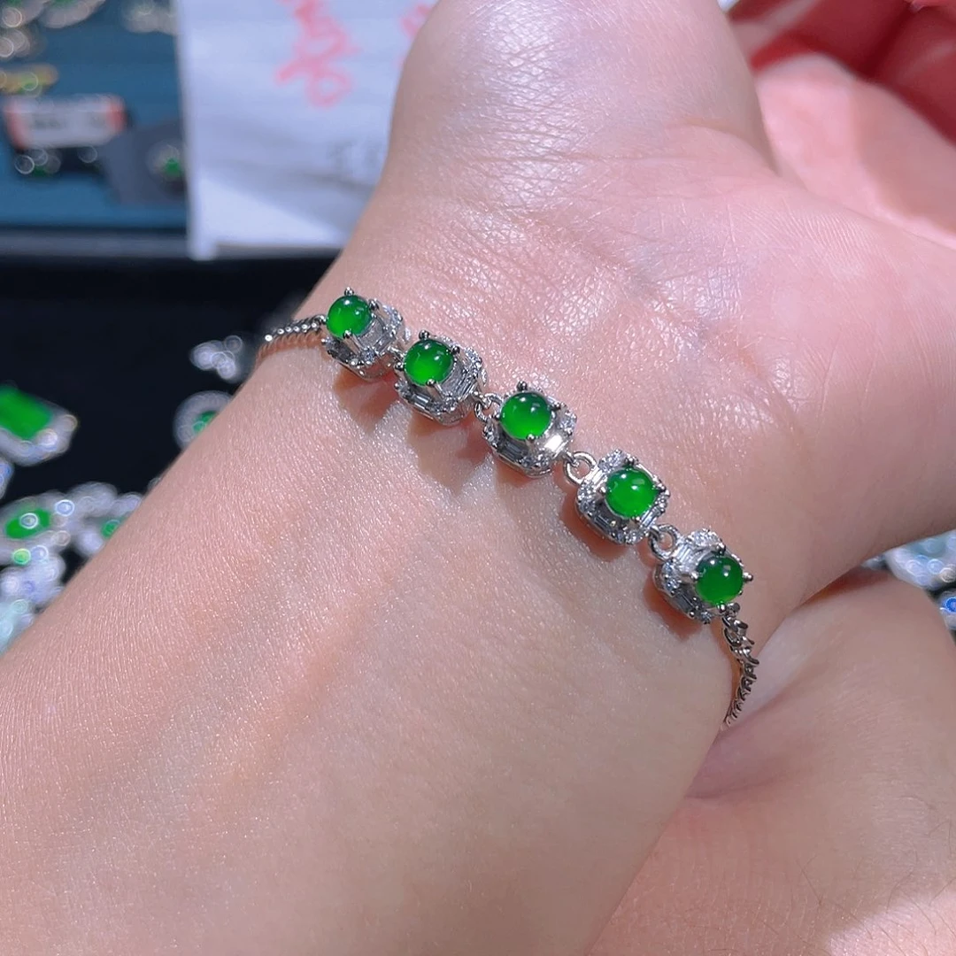 未镶嵌手链翡翠手链