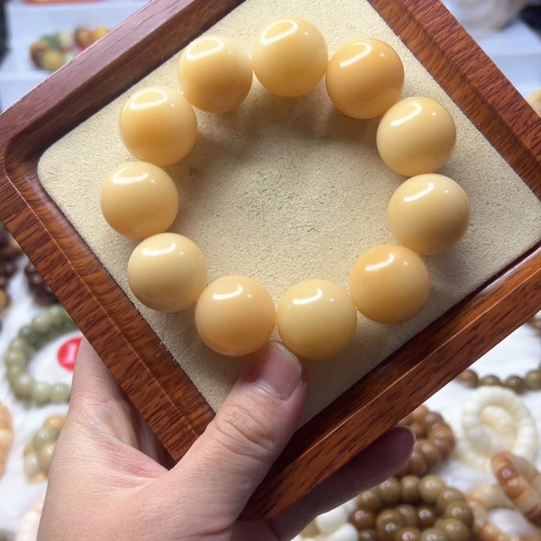 菩提根/象牙果手串n蛋黄溏心