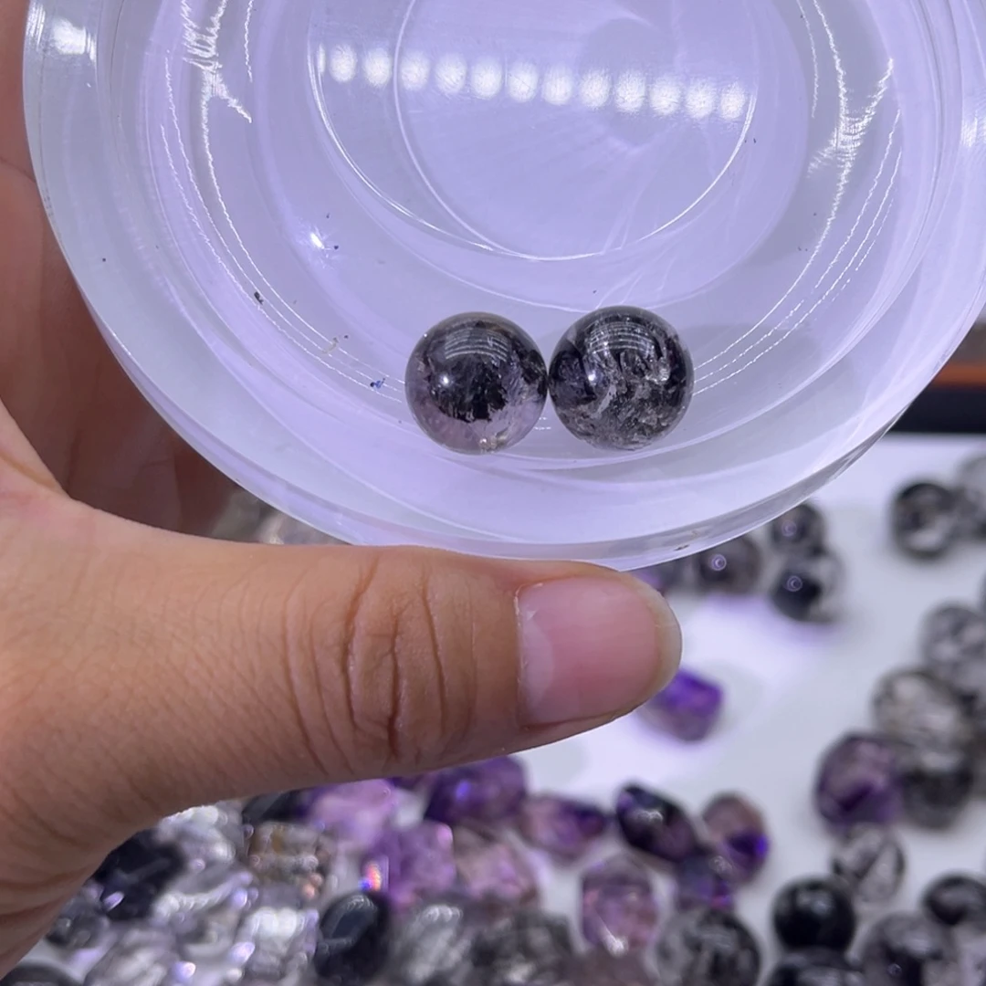 未镶嵌珠宝半成品水晶K****G12打孔