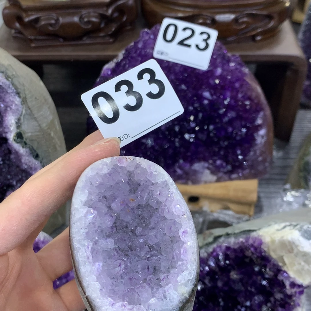 紫晶珠宝半成品未镶嵌033