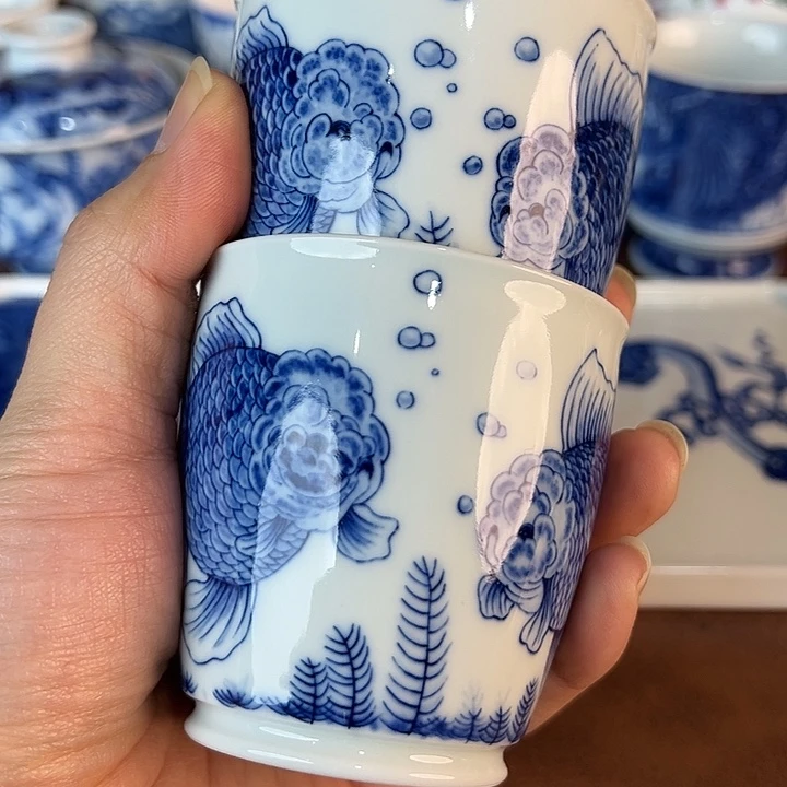 瓷片景德镇全手工手绘陶瓷