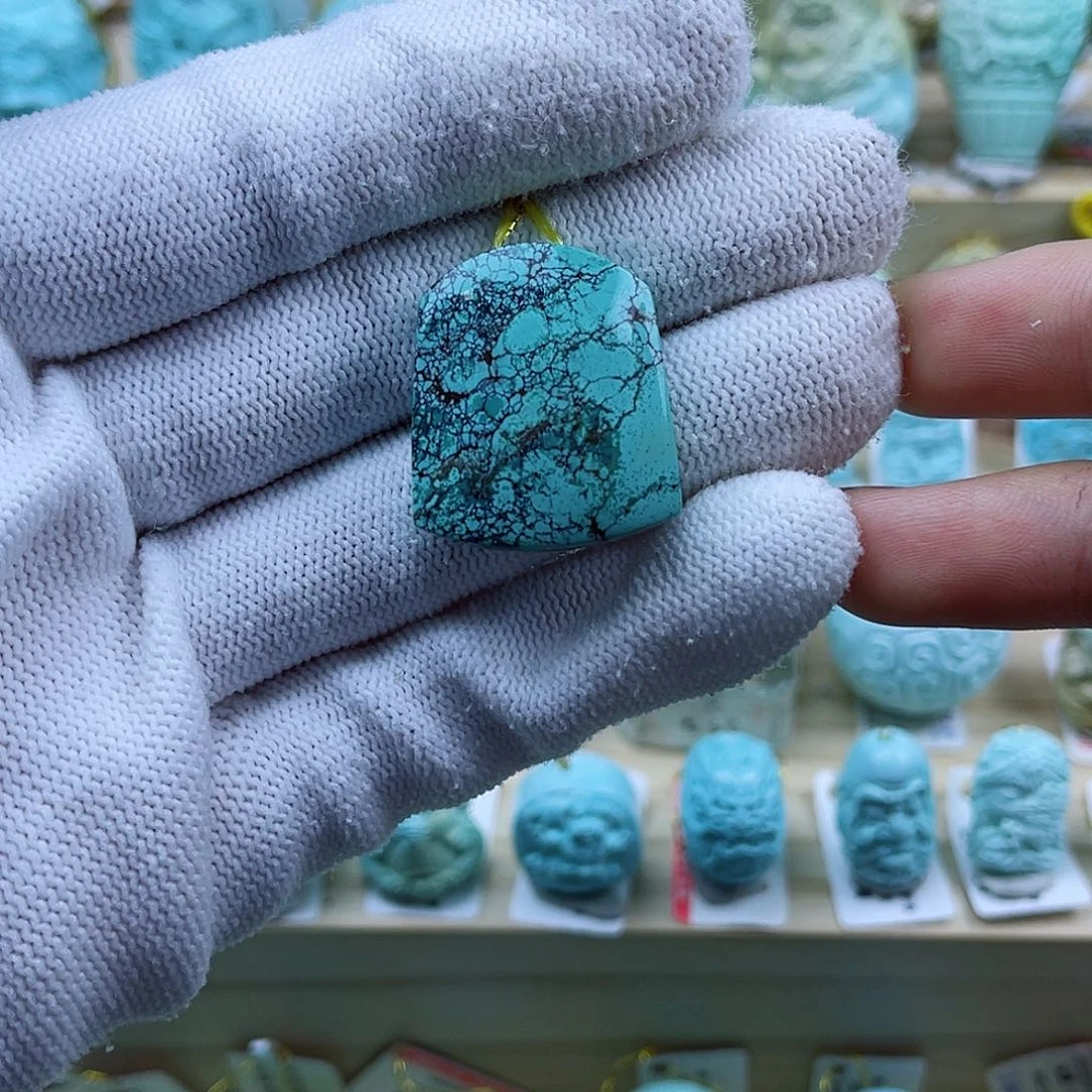 未镶嵌绿松石珠宝奇石