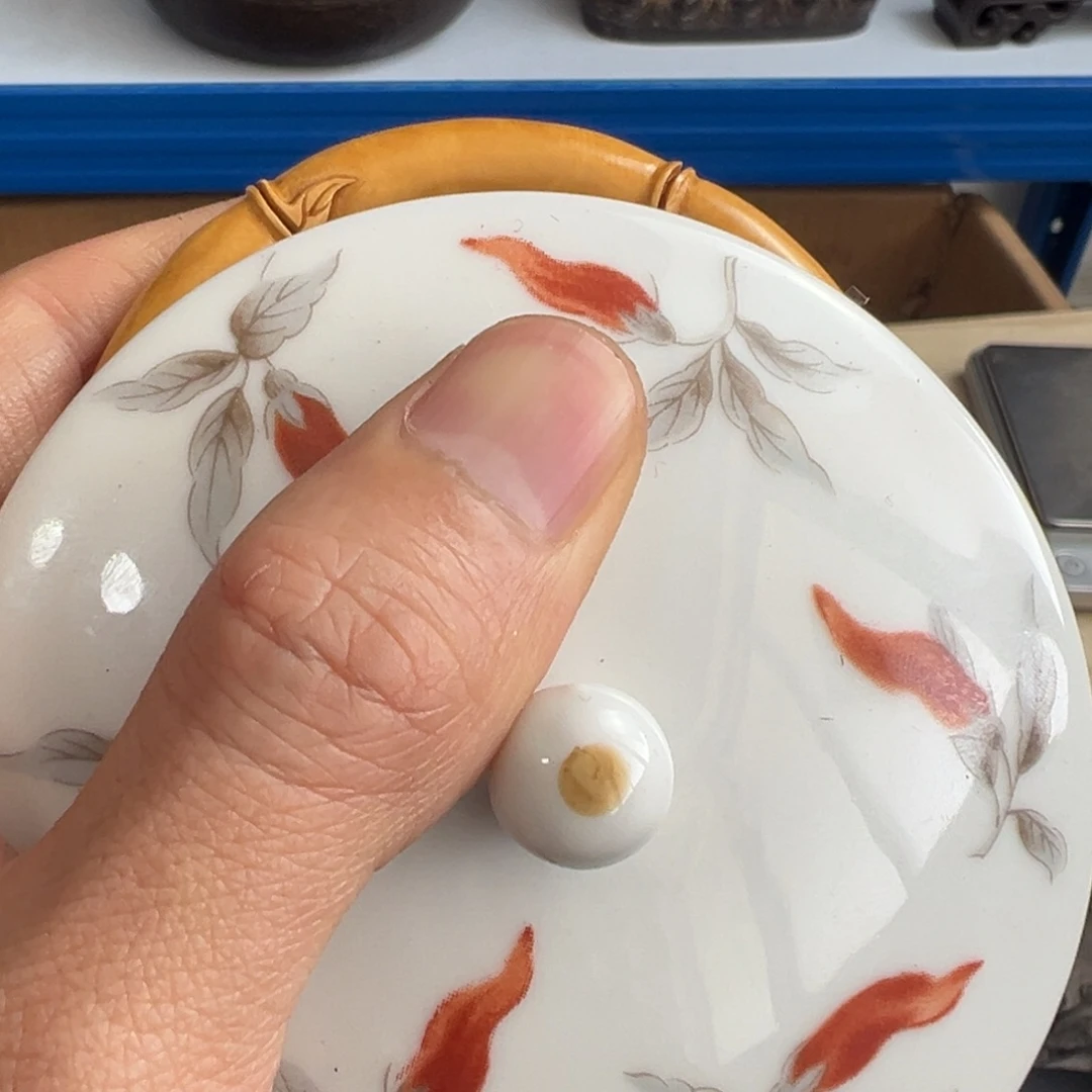 紫砂茶叶盒现代工艺美术瓷器