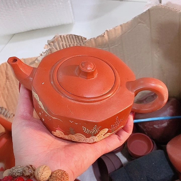 紫砂茶杯宜兴紫砂手工制作