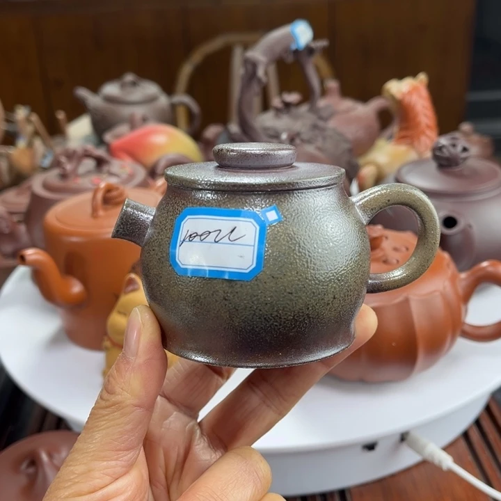 茶壶紫砂紫砂花茶