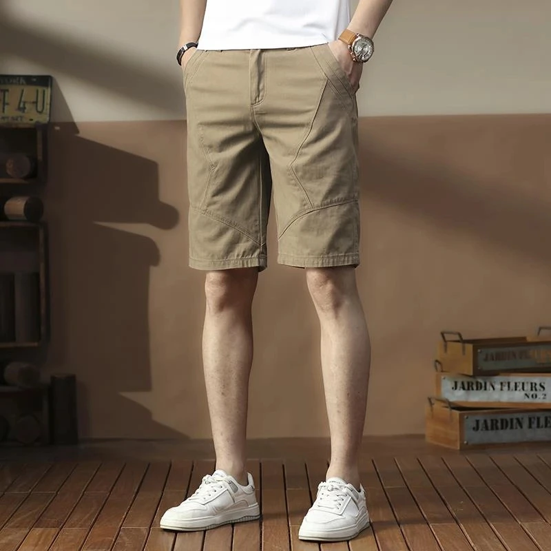 2025新款高端百搭短裤男夏季薄款直筒休闲五分中裤居家休息六分裤