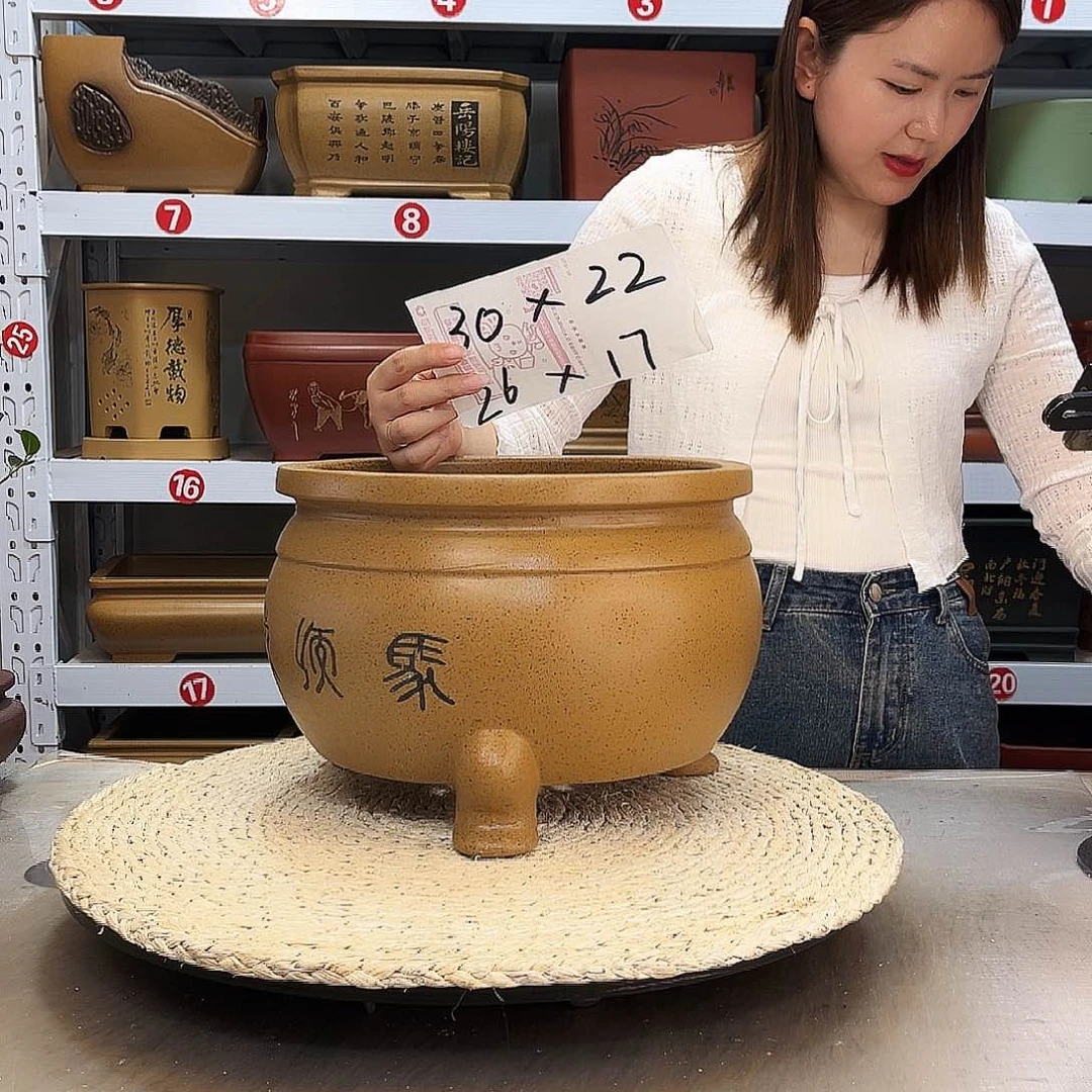 紫砂花盆紫砂花盆