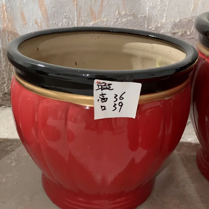 【闪购商品】红陶陶瓷花盆默认瑕疵