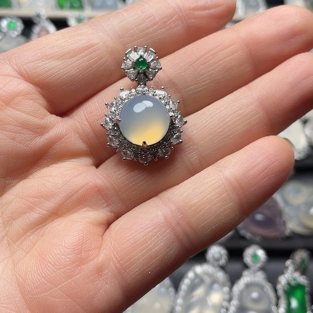 玛瑙/玉髓合金挂件