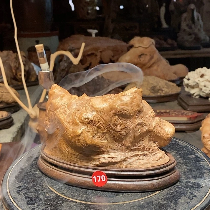 【闪购商品】170号荔枝木香炉工艺