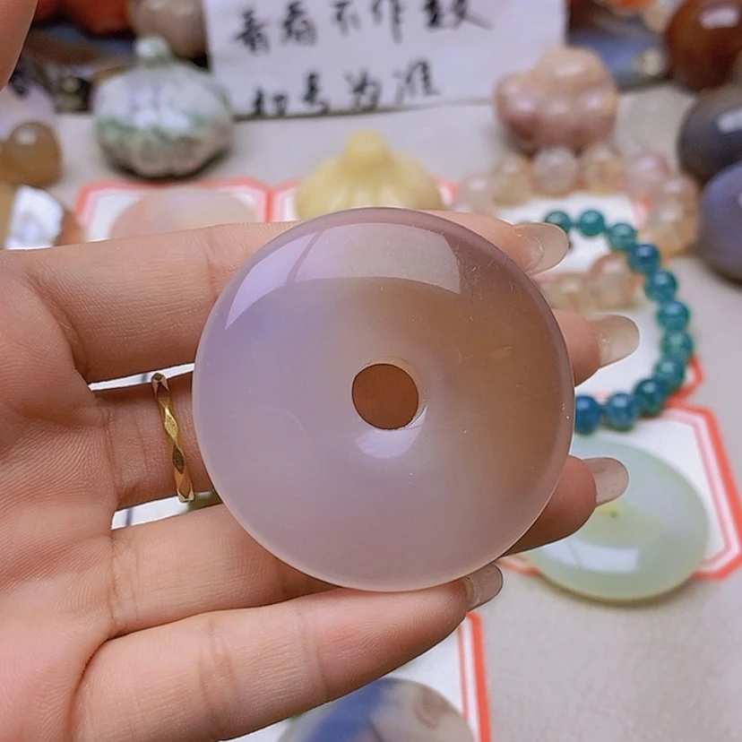 【闪购商品】未镶嵌玛瑙/玉髓珠宝半成品桃*桃