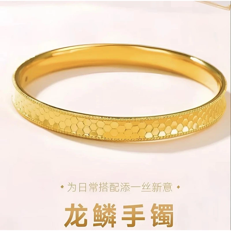 CEENIU 【许大福】龙鳞手镯轻奢时尚男女同款经典素雅