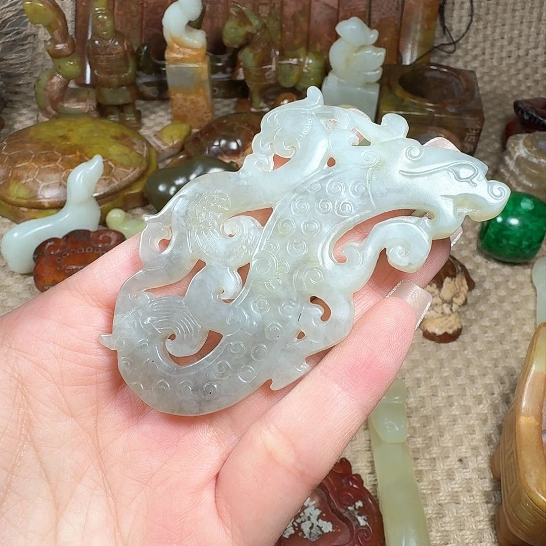 白玉菩提吊坠挂件