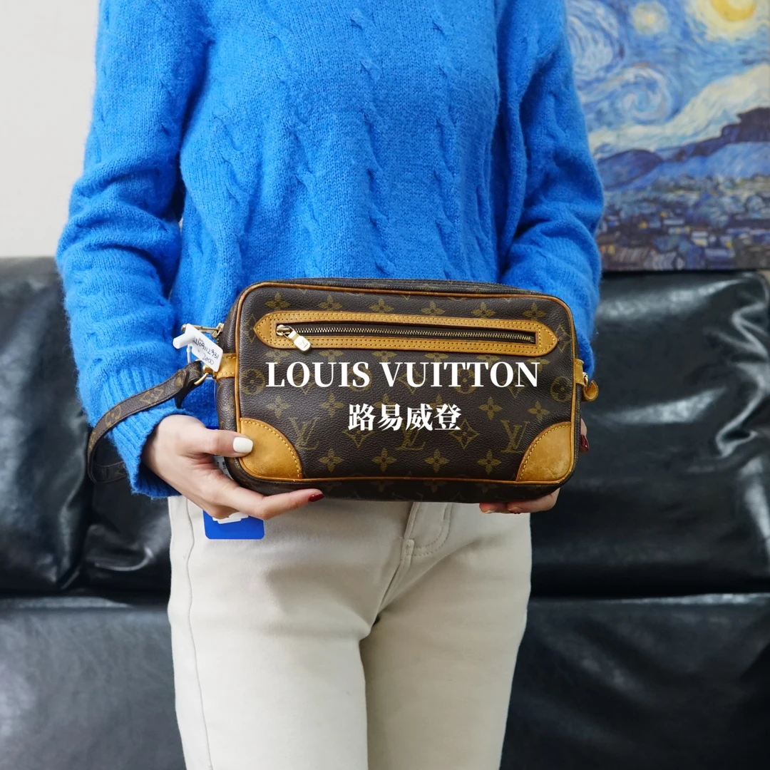95新 LouisVuitton/路易威登 LV/手拿开口笑脸/FYJJ08116590/6590