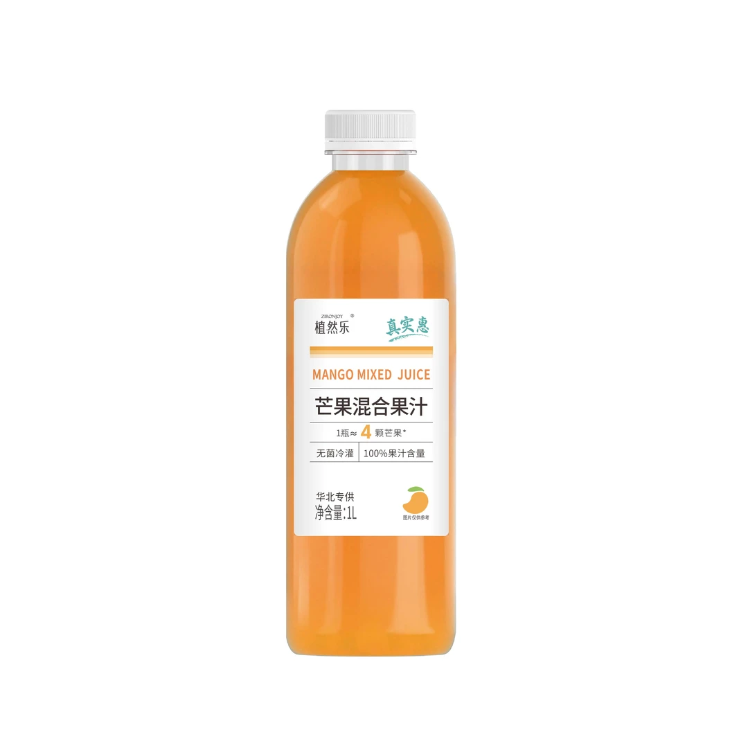 植然乐100%芒果混合果汁1L/瓶
