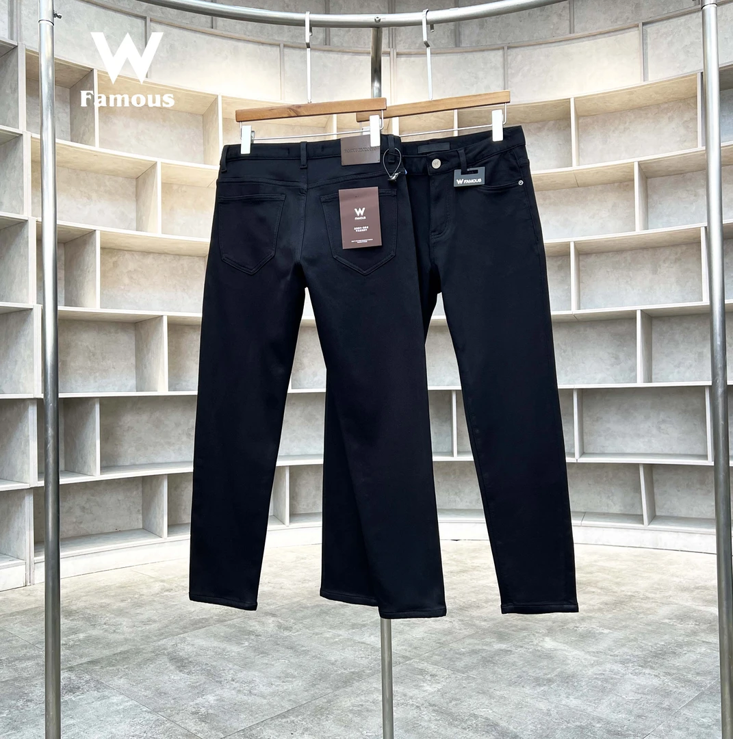 【加绒活动款】1028-13.3安/加绒/固色锁色莱赛尔/全黑牛仔裤