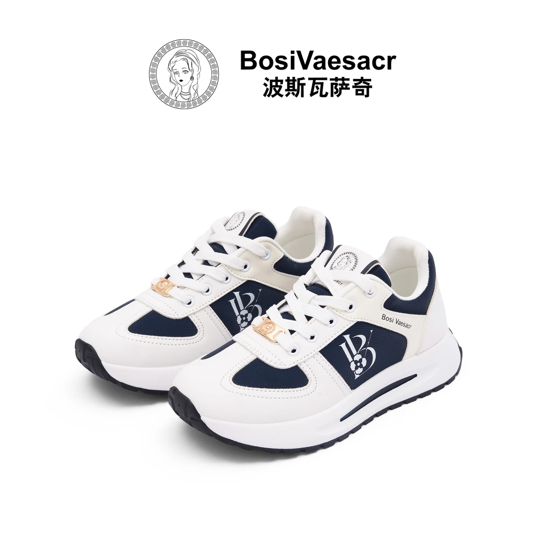 【开心奢品】秋冬款Bosi Vaesacr波斯瓦萨奇百搭时尚轻奢女运动鞋