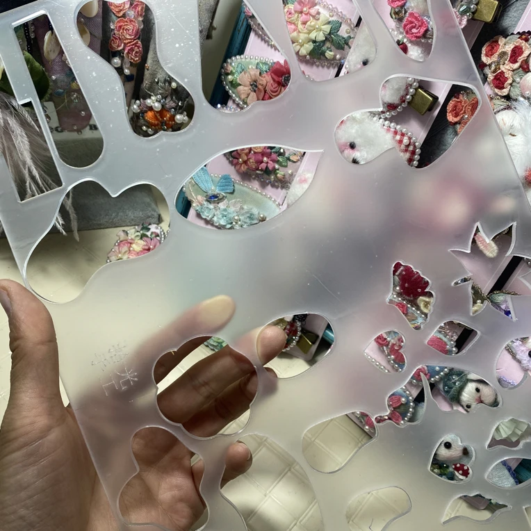 发夹模板刺绣发夹模板