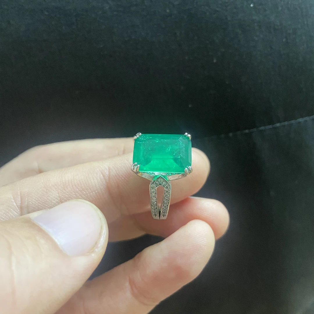 合金珐琅戒指 绿色百搭款气质优雅大方戒指A024