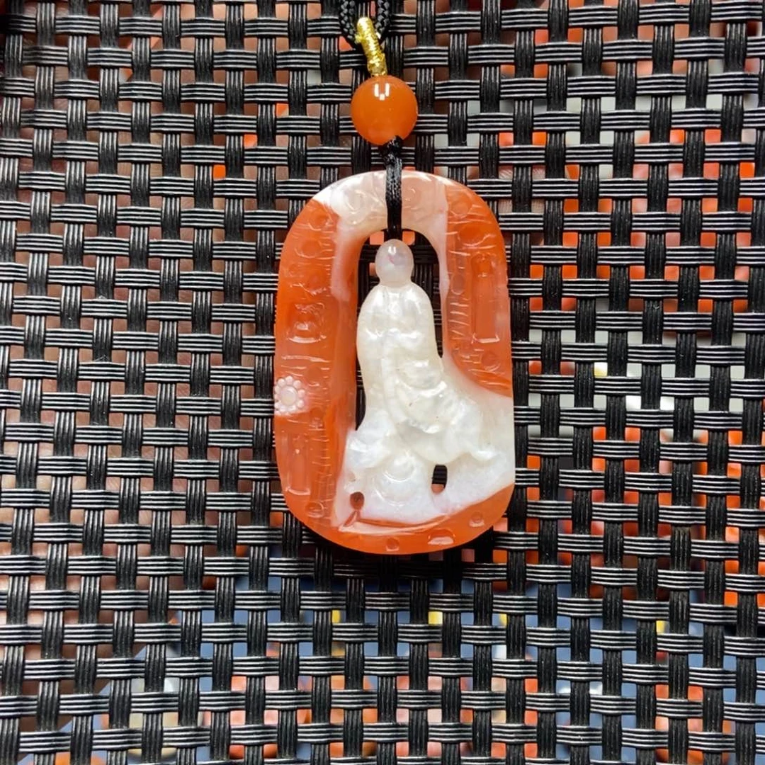 吊坠(不含链)未镶嵌南红玛瑙