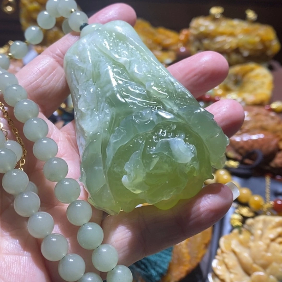 【闪购商品】岫玉毛衣链未镶嵌