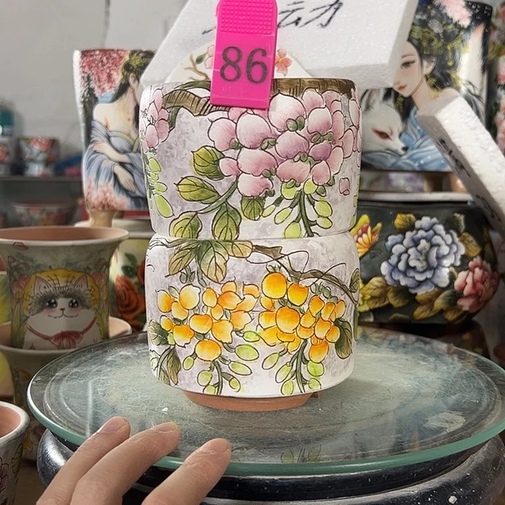 景德镇手绘花盆性价比超高