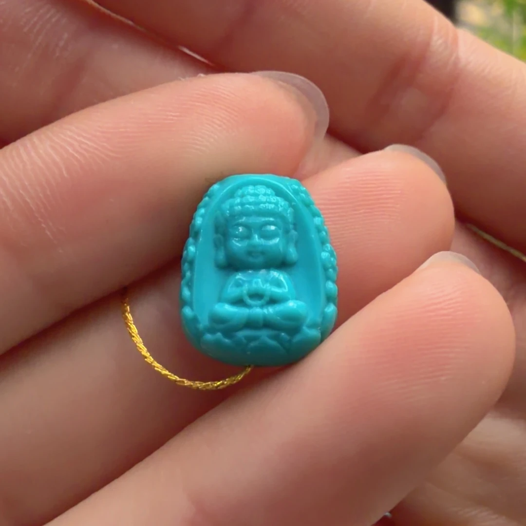 绿松石未镶嵌颈饰