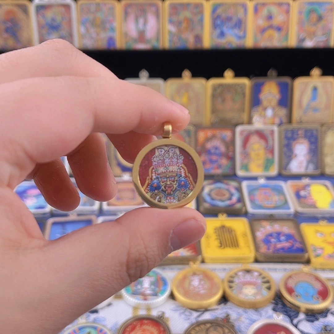 青海热贡纯手绘唐卡