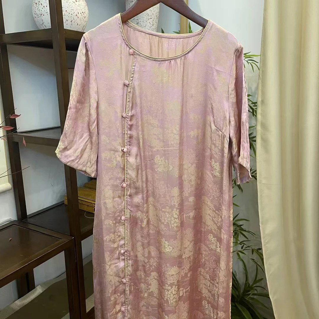 991孤品断码清默认微瑕(完美主义勿扰)新中式国风女装裙子