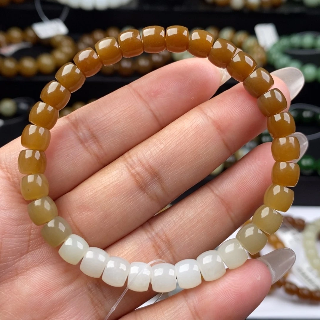 和田玉手串未镶嵌