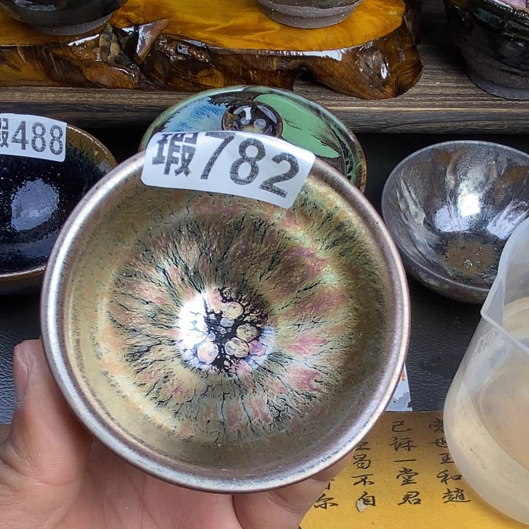 茶盏微瑕建盏主人杯子