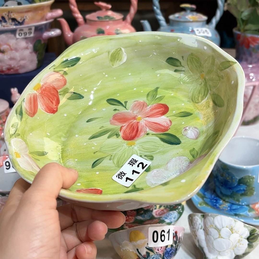 景德镇手绘高温釉下彩陶瓷茶具