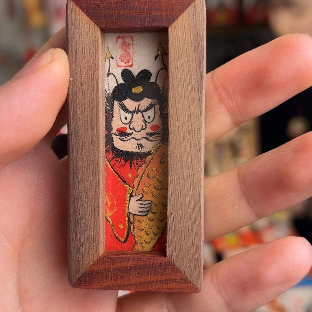 小***子纯手绘钟馗文创画