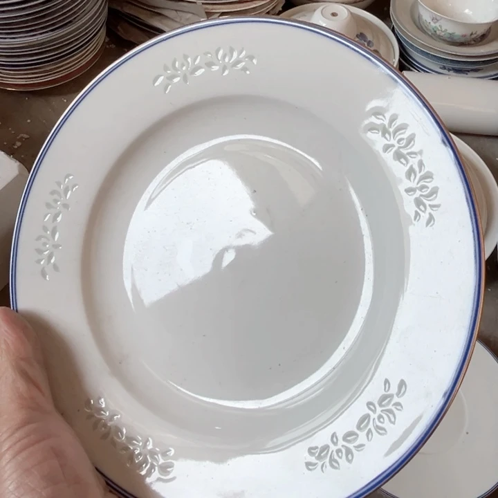 杯八寸玲珑陶瓷一个