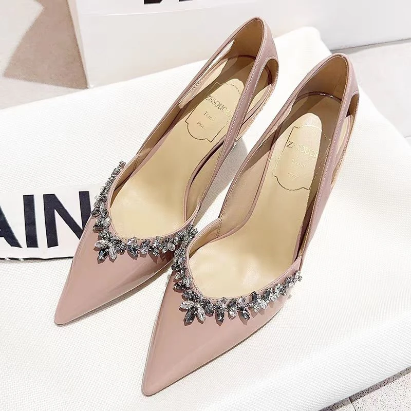 【唐小姐】手工女鞋2025新款时尚百搭约会通勤必备气质性感夏季细跟