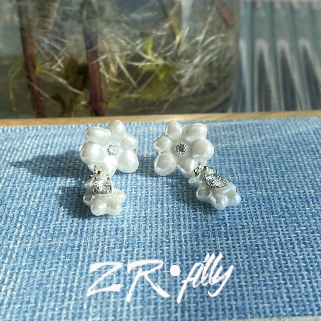 非金属亚克力耳饰 时尚个性百搭耳钉5351