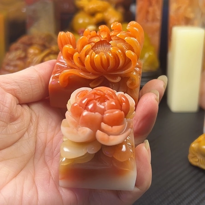 熊***豆寿山石印石寿山石篆刻章