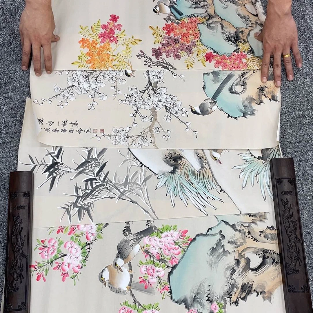 国画纯手绘字画宣纸