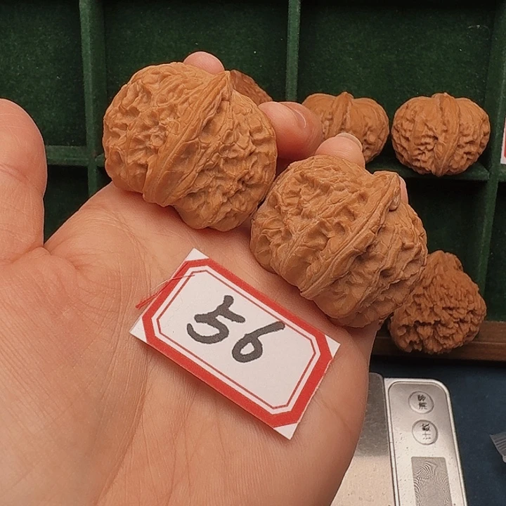 文玩核桃吊坠全品37尺白狮子