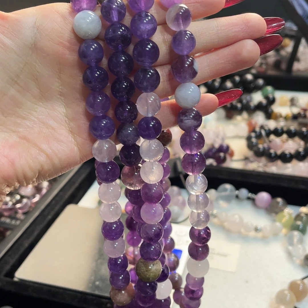 手链水晶未镶嵌紫