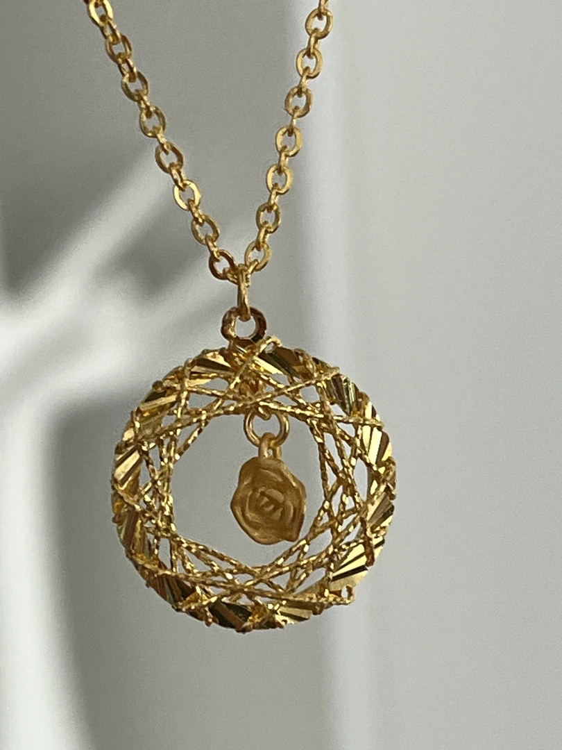 足金999编制之梦五G套链送女友