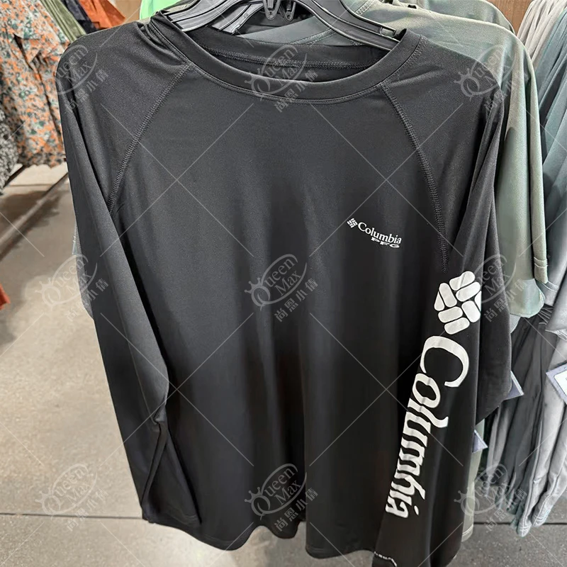 COLUMBIA/哥伦比亚 男款PFG圆领长袖T恤1575051-015